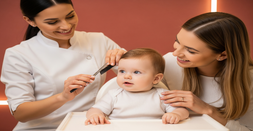  First-Time Baby Haircut 